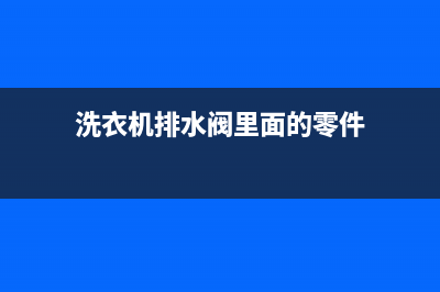 洗衣机排水阀上面漏水维修(洗衣机排水阀维修)(洗衣机排水阀里面的零件)
