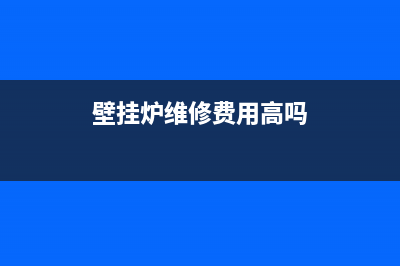 维修壁挂炉有市场吗(维修壁挂炉员)(壁挂炉维修费用高吗)