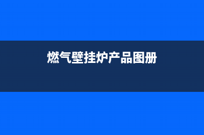 燃气壁挂炉产品类型知多少(燃气壁挂炉产品图册)