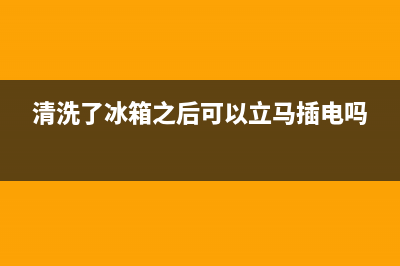 清洗冰箱后再用两侧温度发烫(清洗冰箱后在开要多久才停机)(清洗了冰箱之后可以立马插电吗)