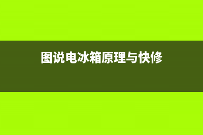 电冰箱原理和维修方法(电冰箱原理及维修)(图说电冰箱原理与快修)