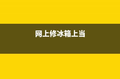 网络上维修冰箱(网面白鞋清洗冰箱)(网上修冰箱上当)