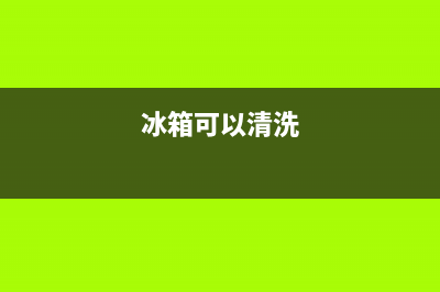 清洗冰箱可立马插电吗(清洗冰箱可以拔掉电吗)(冰箱可以清洗)