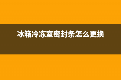 冰箱冷冻室密封条可以清洗么(冰箱冷冻室密封条清洗)(冰箱冷冻室密封条怎么更换)