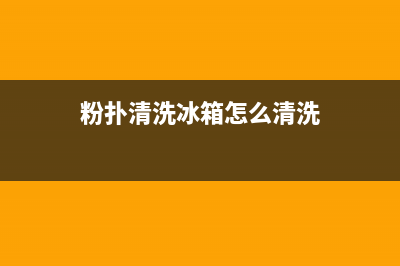 粉扑清洗冰箱(粉扑清洗冰箱摆放)(粉扑清洗冰箱怎么清洗)