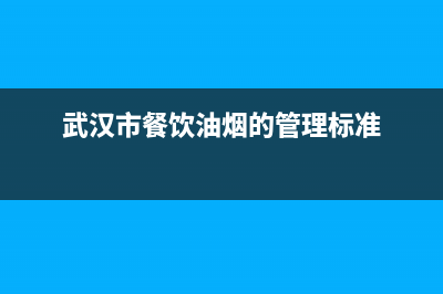 江汉区酒店油烟机清洗(江汉区油烟机清洗)(武汉市餐饮油烟的管理标准)