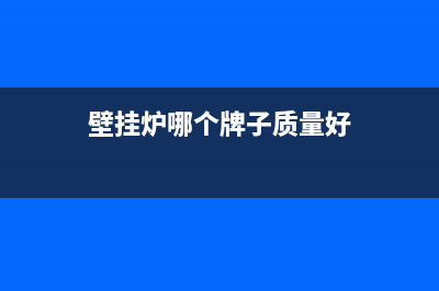 壁挂炉哪个牌子的售后好(壁挂炉哪个牌子好)(壁挂炉哪个牌子质量好)