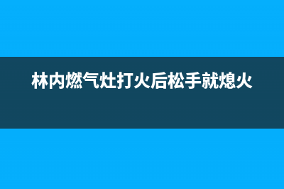 林内燃气灶打火开关故障现象(林内燃气灶打火后松手就熄火)