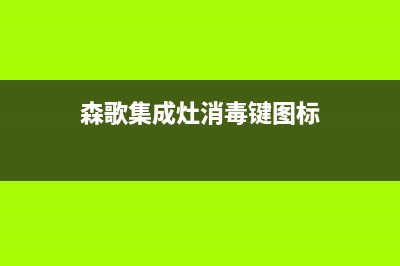 森歌集成灶消毒柜有异味原因【集成灶消毒柜异味去除办法】(森歌集成灶消毒键图标)