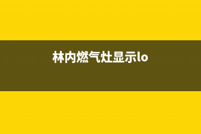 林内燃气灶e1故障特征(林内燃气灶显示lo)