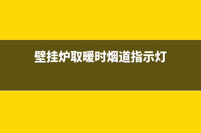 壁挂炉显示烟道故障(燃气采暖炉排烟故障)(壁挂炉取暖时烟道指示灯)