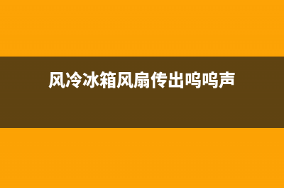 风冷冰箱风扇噪音大(风冷冰箱风扇噪音大怎么办)(风冷冰箱风扇传出呜呜声)