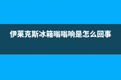 伊莱克斯冰箱嗡嗡响故障分析(伊莱克斯冰箱嗡嗡响是怎么回事)